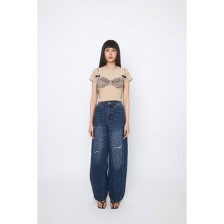 Bộ sưu tập Niyom Jeans Fade Out: mẫu BL005 quần jean kiểu balloon