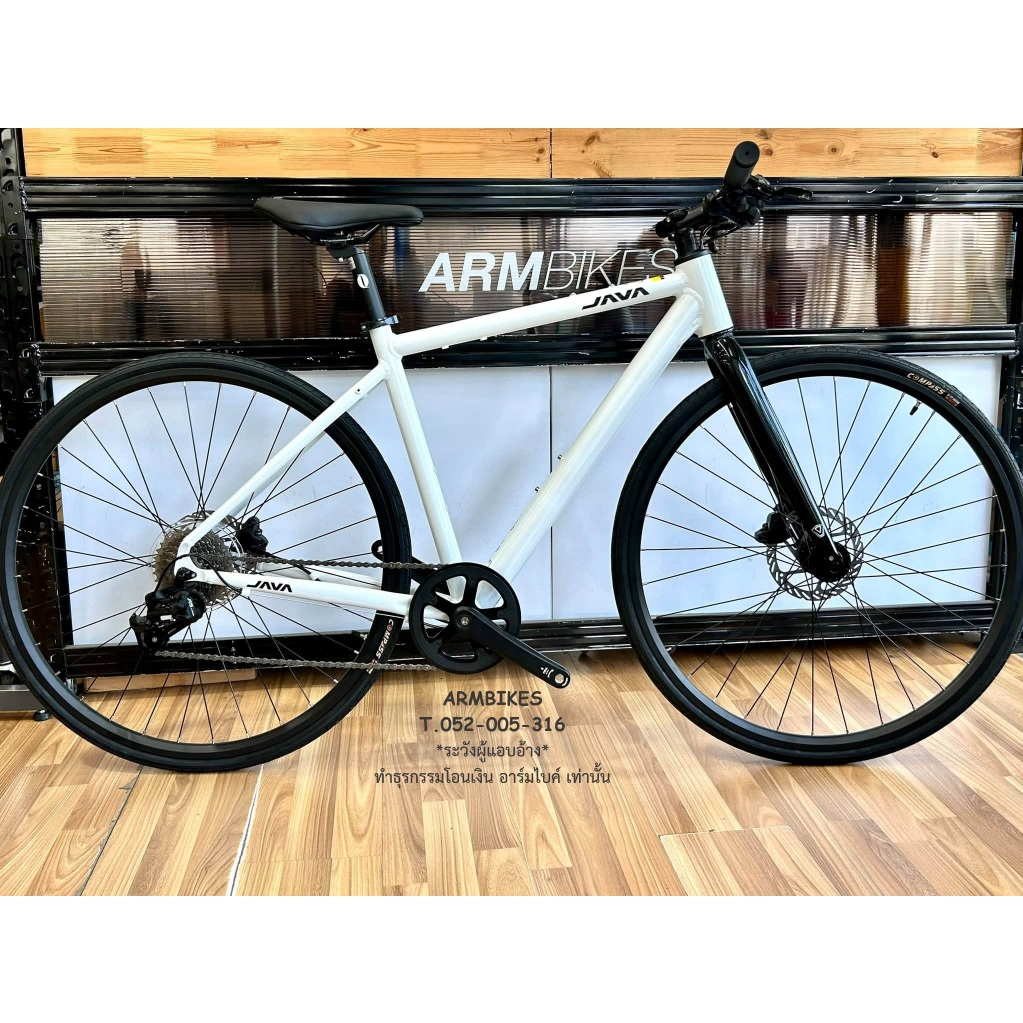 JAVA Wahoo City Bike จักรยานไฮบริด แฮนด์ตรง เฟรมอลูมิเนียม L-Twoo 9 ...