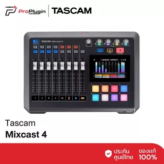 Tascam mixcast 4 Podcast Mixer, Recorder, and USB Audio Interface (ProPlugin)