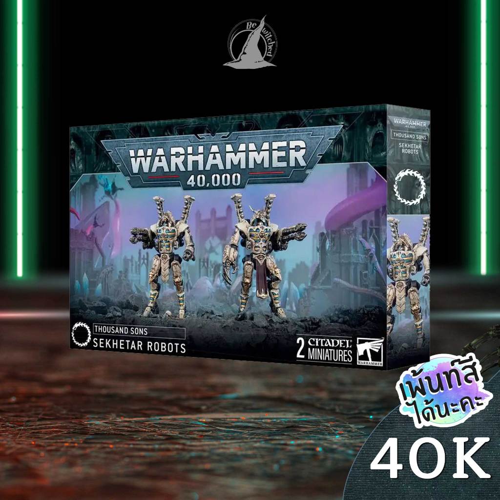 Games Workshop Warhammer 40,000 - Thousand Sons : Sekhetar Robots - 2 Automates De Combat