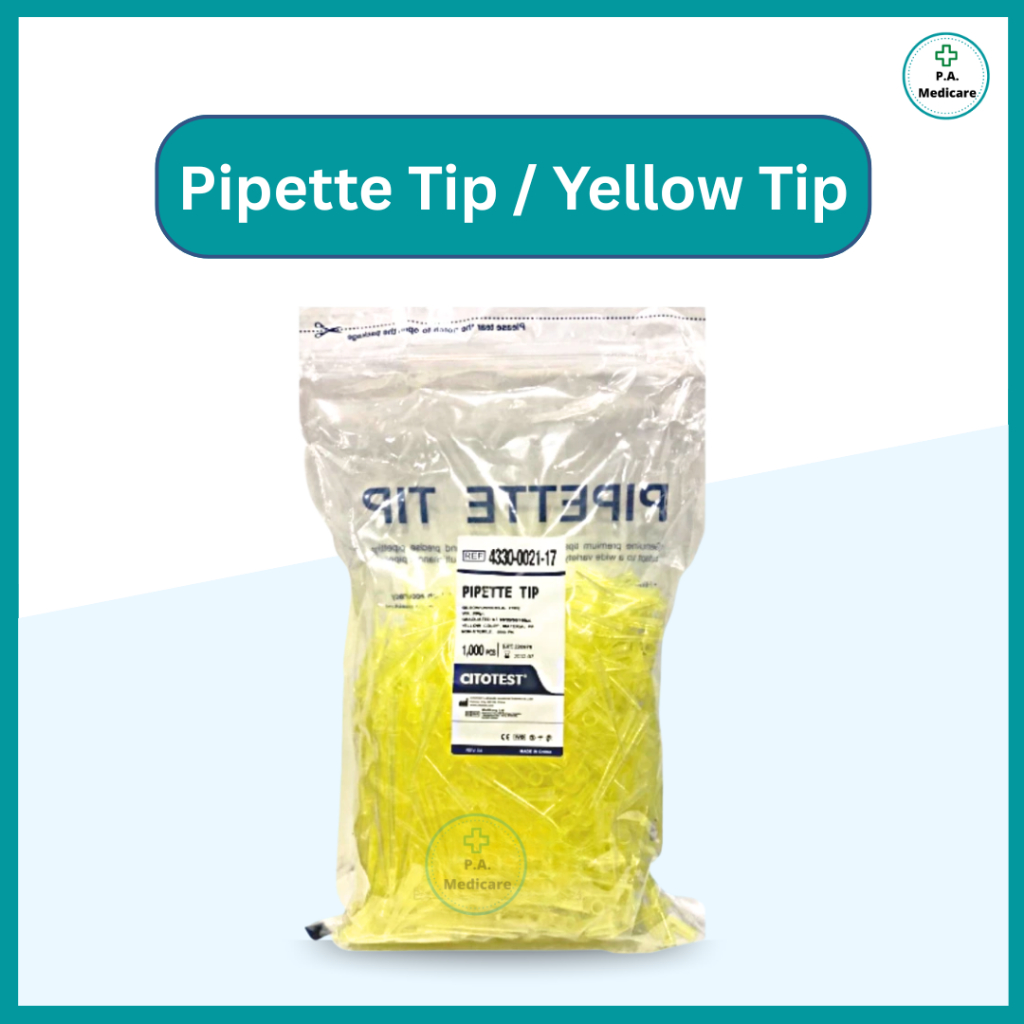 Pipette Tip / Yellow Tip graduated 200 uL. Gilson / Eppendorf Universal ...