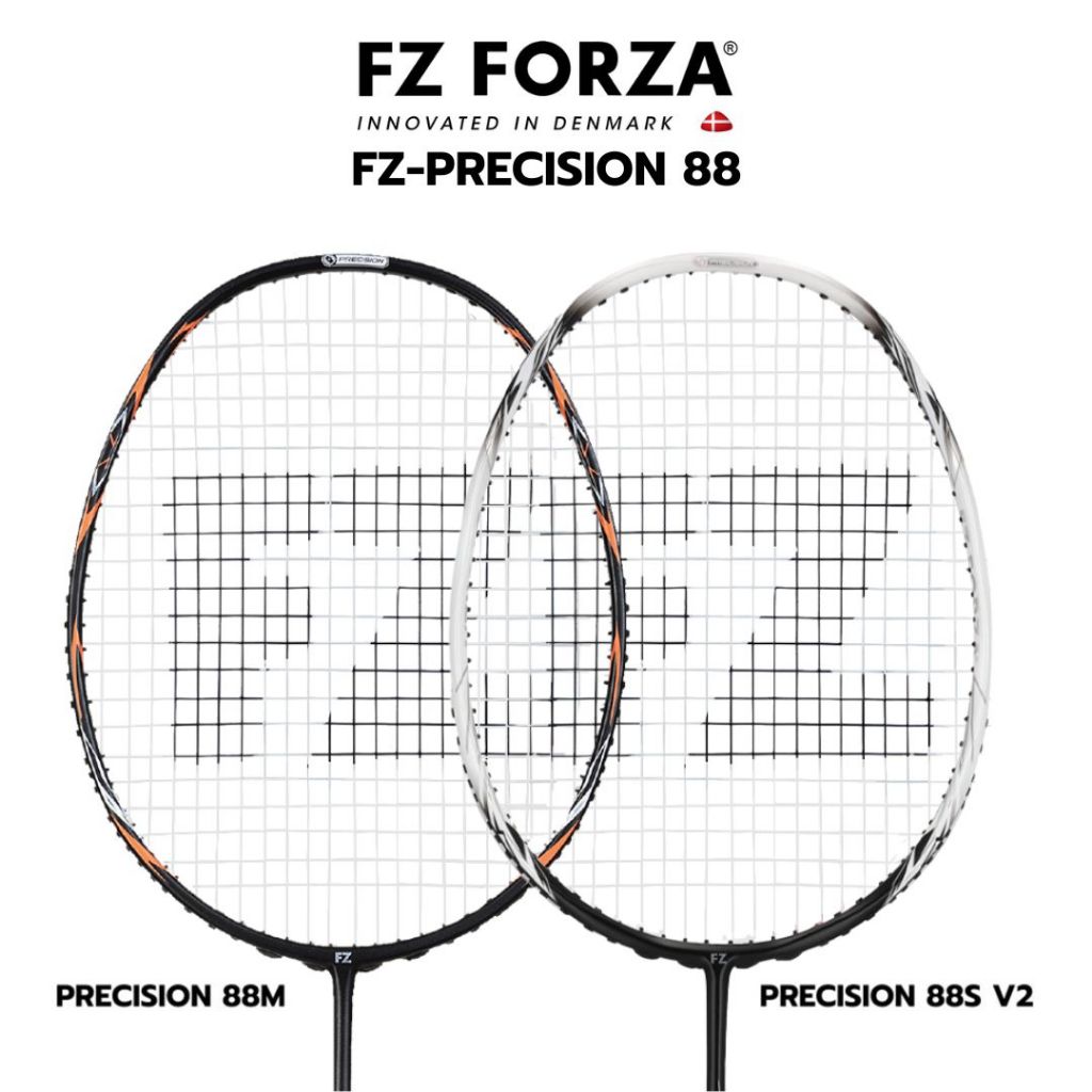 FZ FORZA ไม้แบดมินตัน รุ่น PRECISION 88 M / PRECISION 88S V2 แถมเอ็น ...