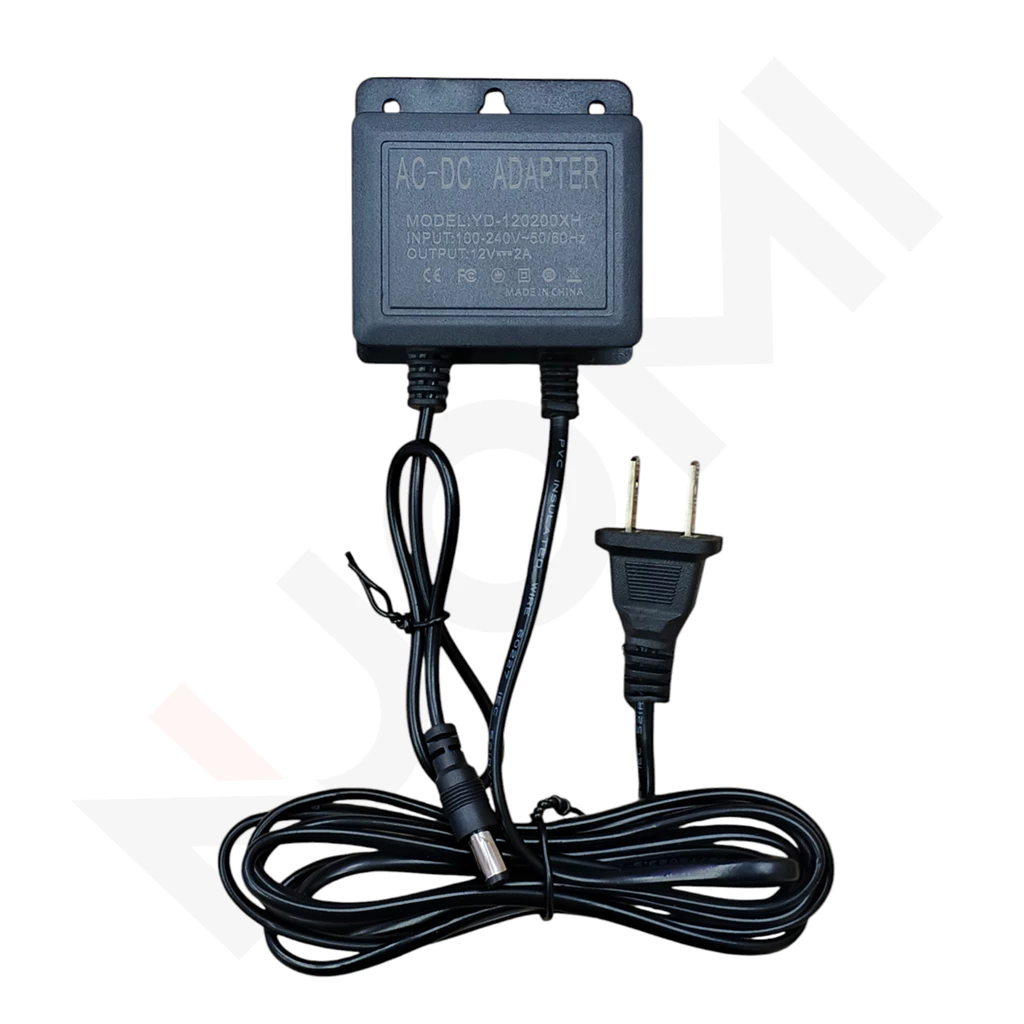 HAPP Adapter DC 12V - 2A สีดำ อะแดปเตอร์ สำหรับกล้องวงจรปิดภายนอก กัน ...