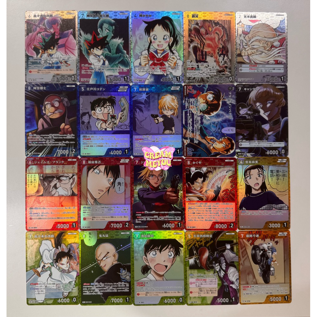 [ R ] Detective Conan Card Game P06 การ์ดเกม โคนัน ชินอิจิ ไฮบาระ ไยบะ ...