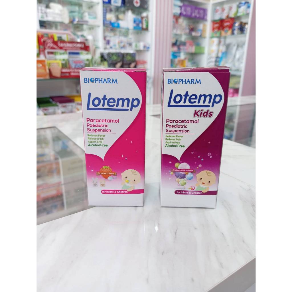 Lotemp Paracetamal โลเทมป์ ยาน้ำบรรเทาปวด ลดไข้ สำหรับเด็ก 60ml ...