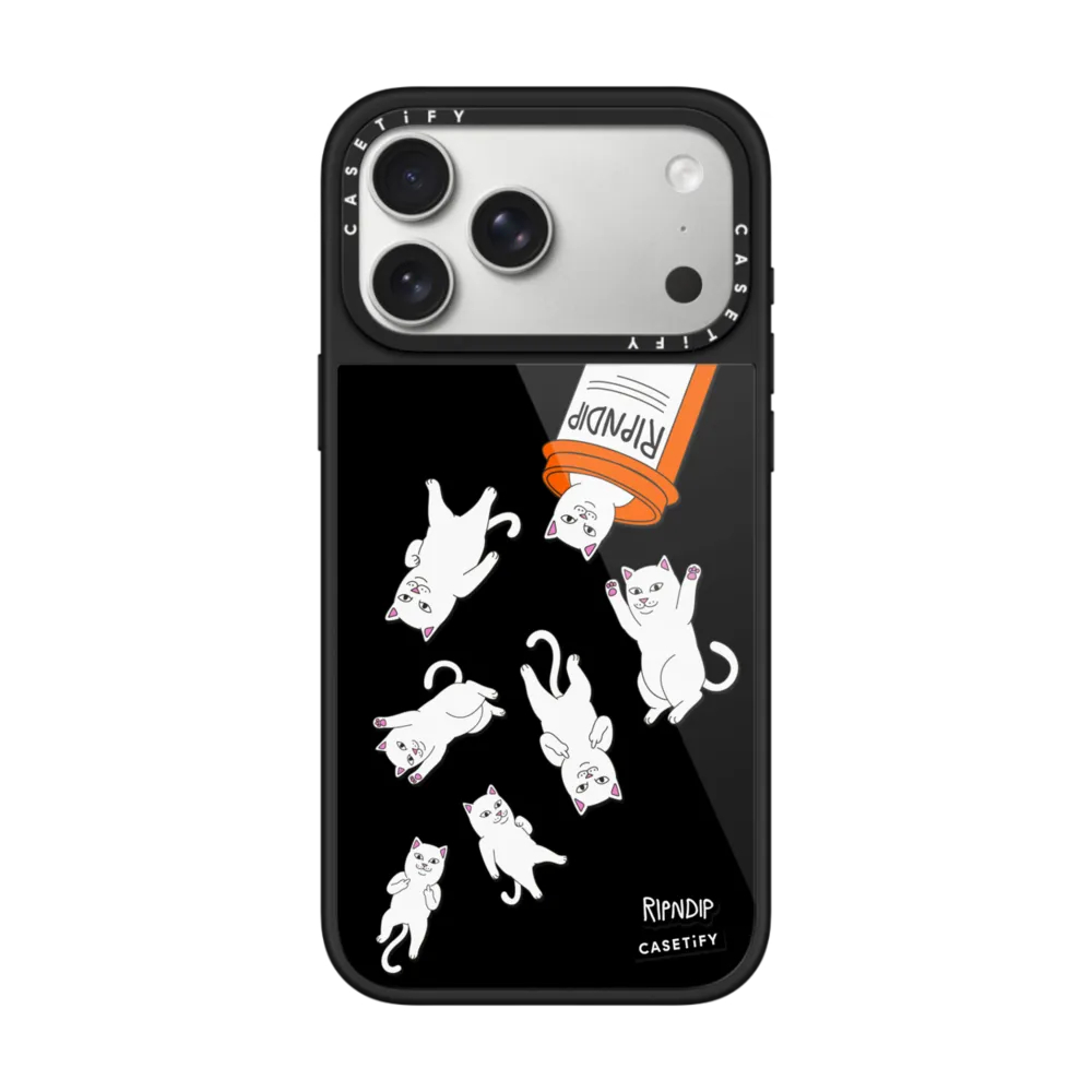 iPhone17 CASSETIFY ケース RIPNDIP 𓃠พร้อมส่ง𓃠] CASETiFY | RIPNDIP - Nermal Pills Case ใช้สำหรับ