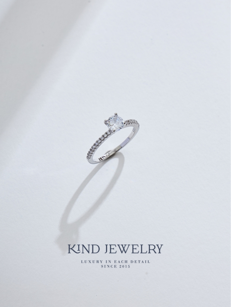 Kind Jewelry แหวน Promise (ขนาดเพชร 0.50 ct) | Shopee Thailand