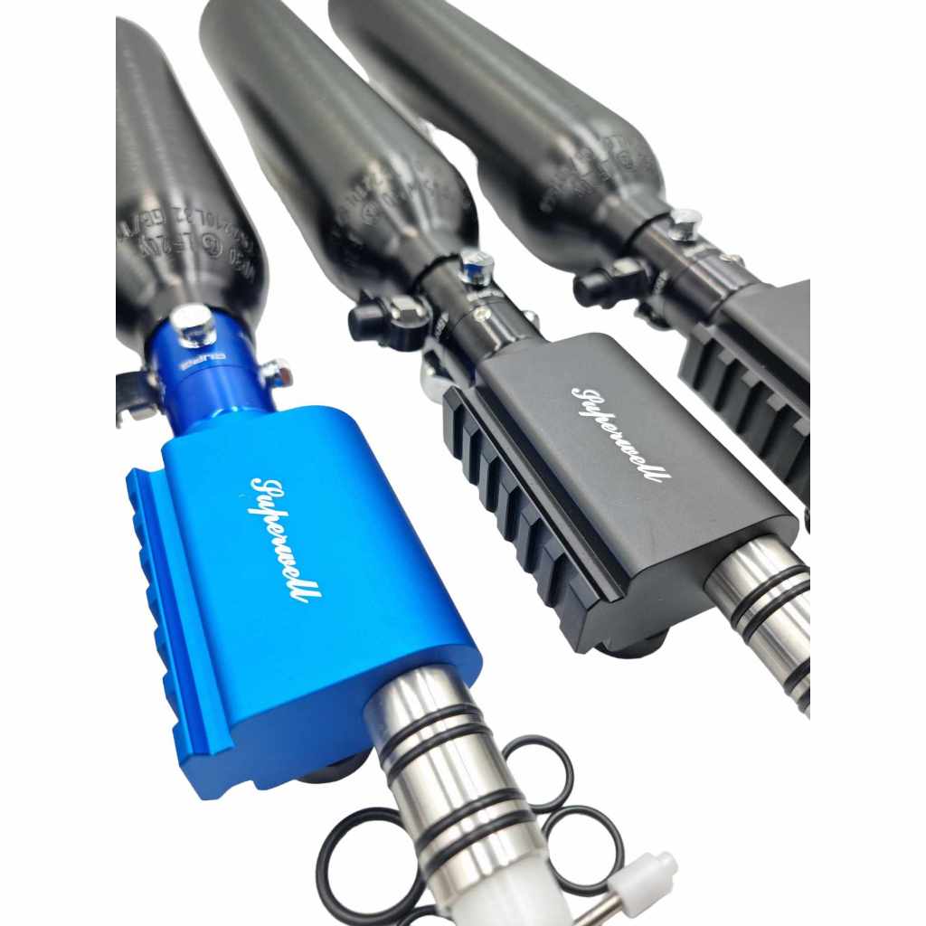 Superwell ยาว70mm ห้องลมใหญ่ มีเรคกูเรเตอร์ปรับใน1800psi พร้อมถัง ...