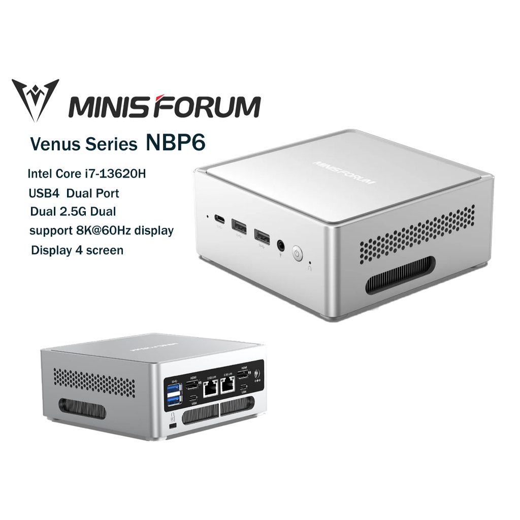 คอมพิวเตอร์แบบ mini-PC Minisforum NPB6 Intel Gen 13 as a Home Lab ...
