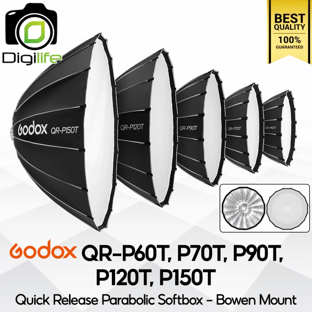 Godox Softbox QR-P60T, QR-P70T, QR-P90T, QR-P120T, QR-P150T - Quick ...