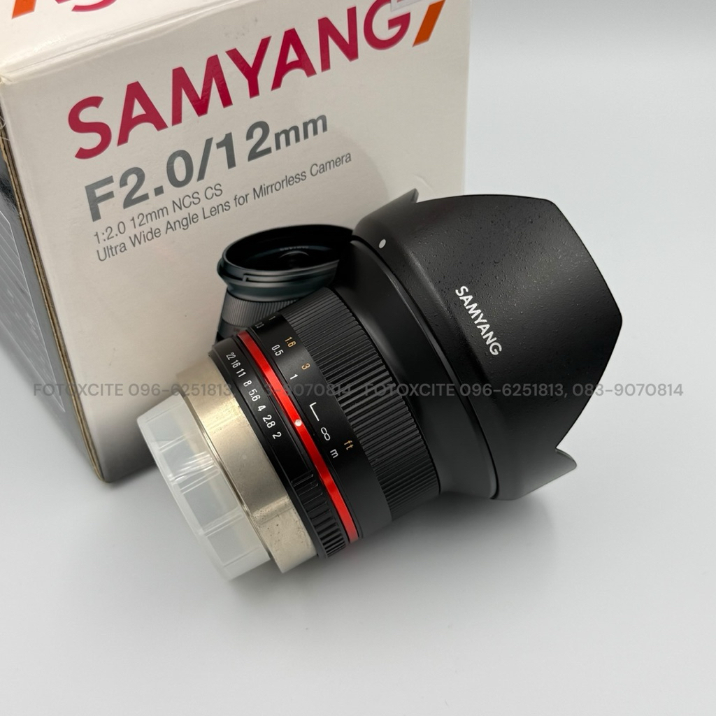 SAMYANG 12mm F2.0 NCS CS (สำหรับกล้อง Fujifilm X-Mount) | Shopee