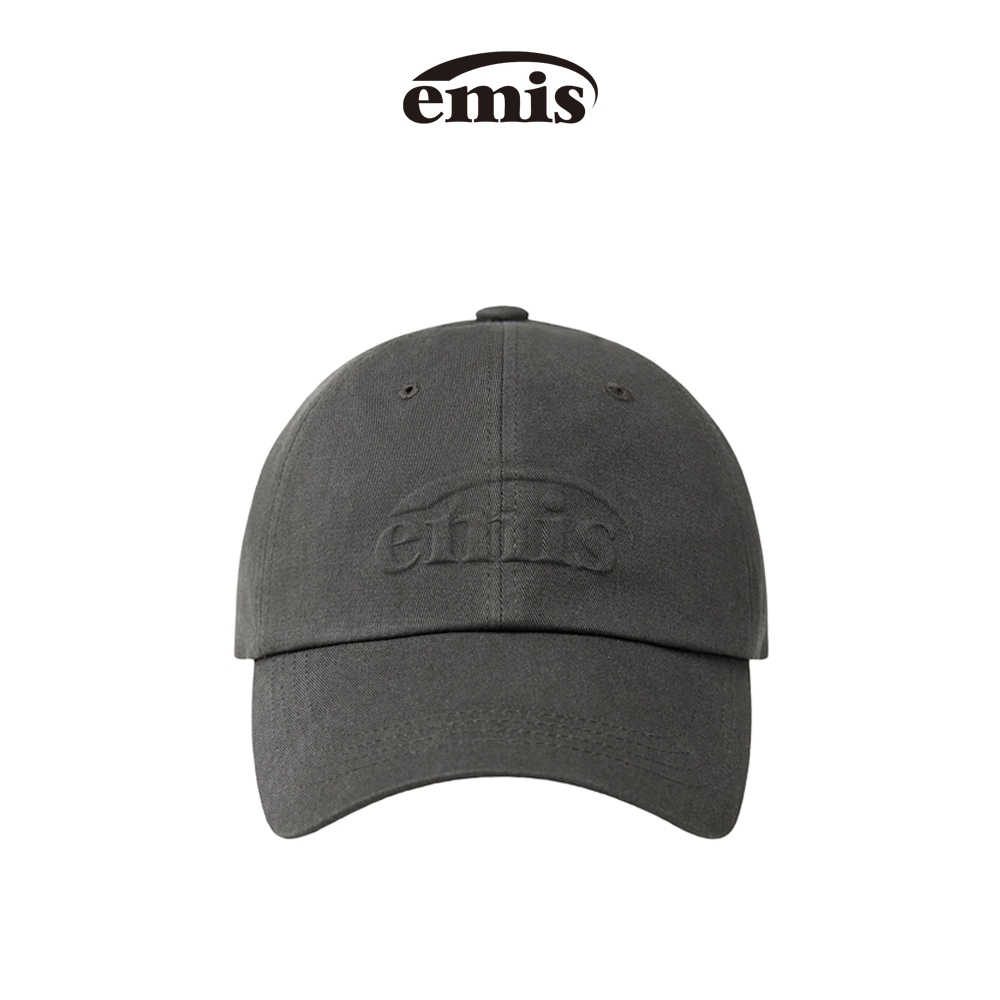 EMIS - EMBOSSING LOGO BALL CAP(BEIGE, CHARCOAL, NAVY, PINK, RED ...