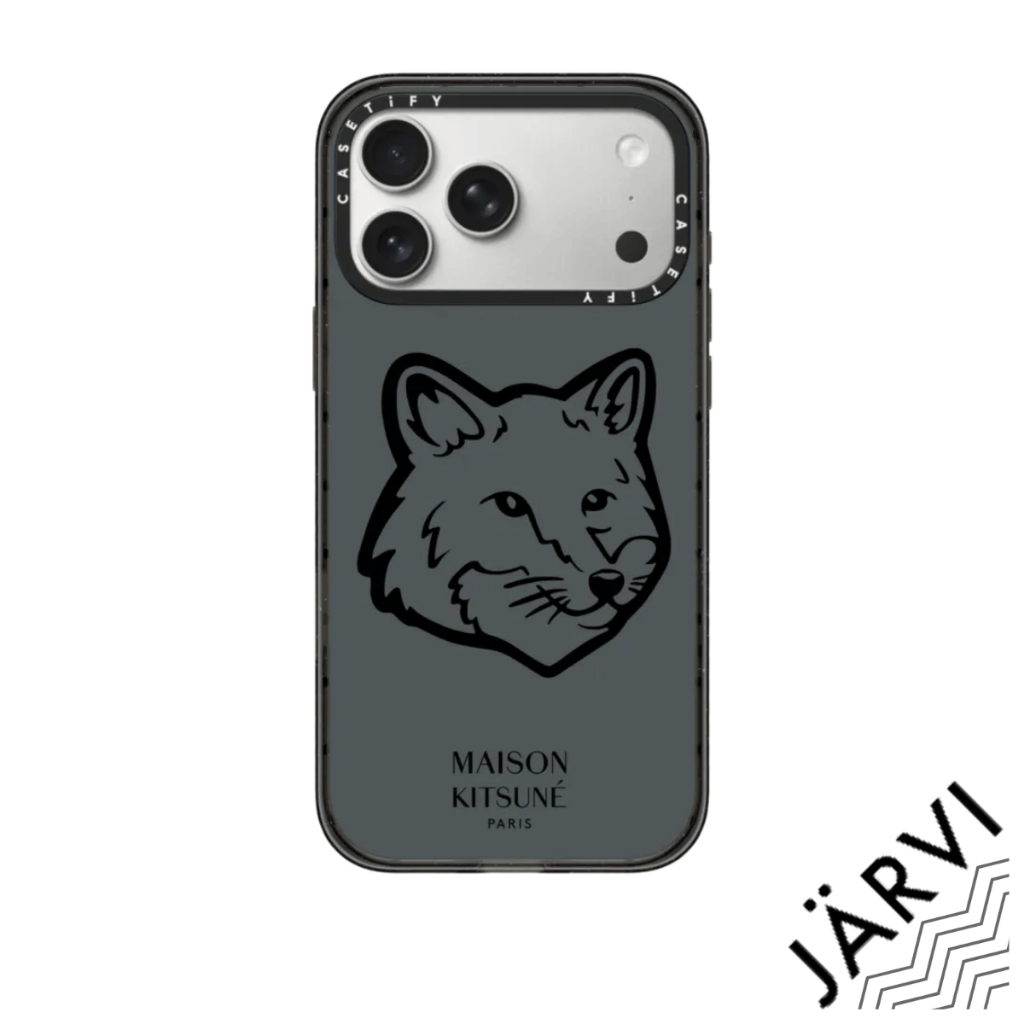 CASETiFY | Bold Fox Head Slate Grey Case [Maison Kitsune] #For