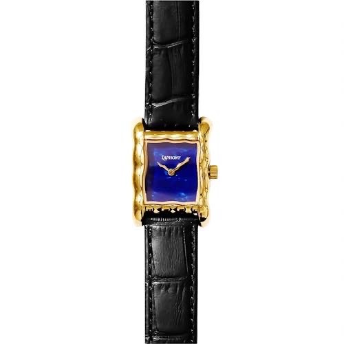 LAPHONT SITU WATCH SMALL GOLD CASE LAPIS DIAL