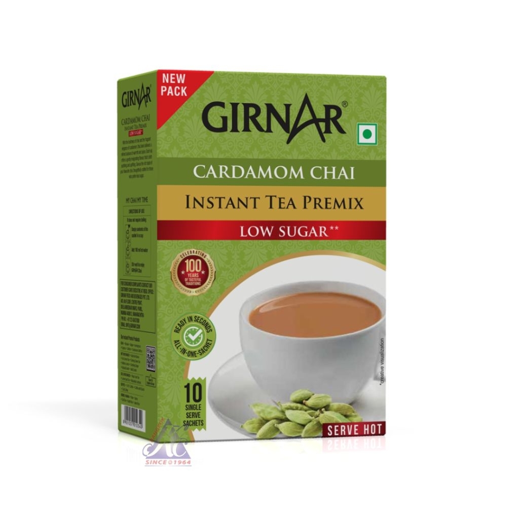 Ginar 3in1 instant Elaichi chai ชาอินเดีย 3in1 รสกระวาน 10 ซอง | Shopee ...