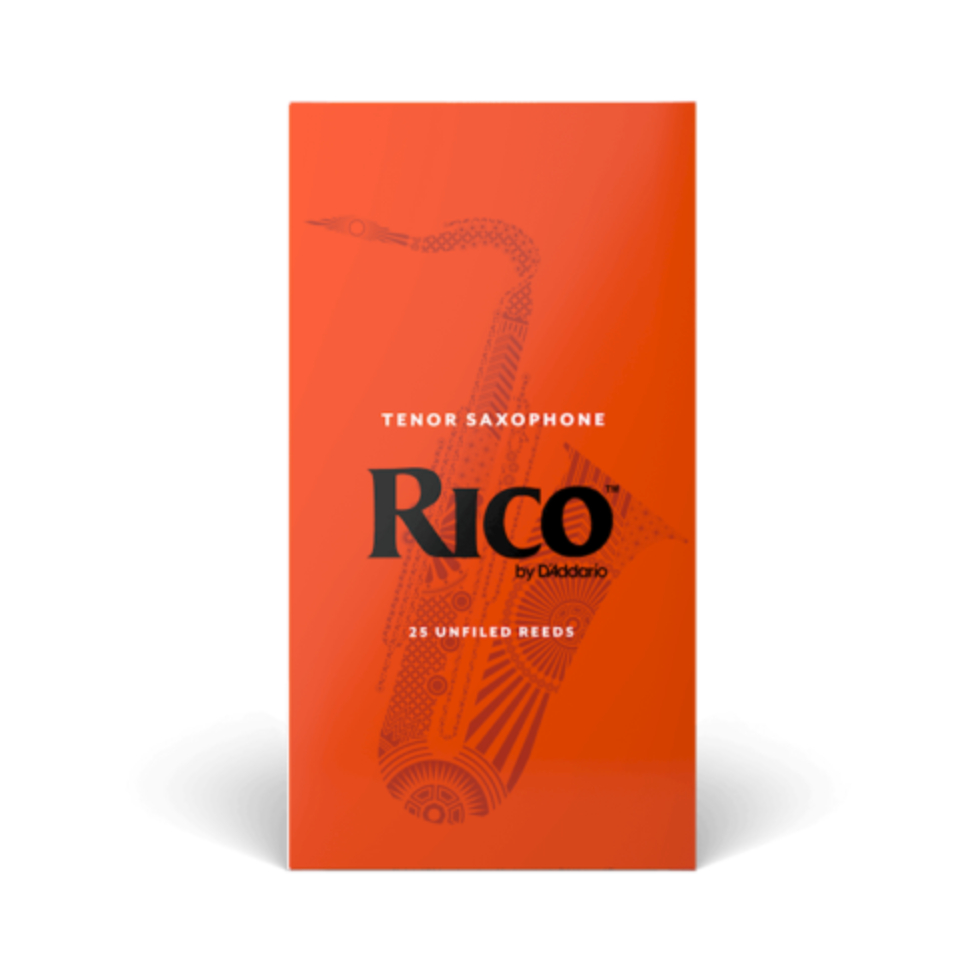 RICO TENOR SAXOPHONE ลิ้นเทนเนอร์แซกโซโฟน RICO กล่องส้ม เบอร์ 2 / 2.5 / ...