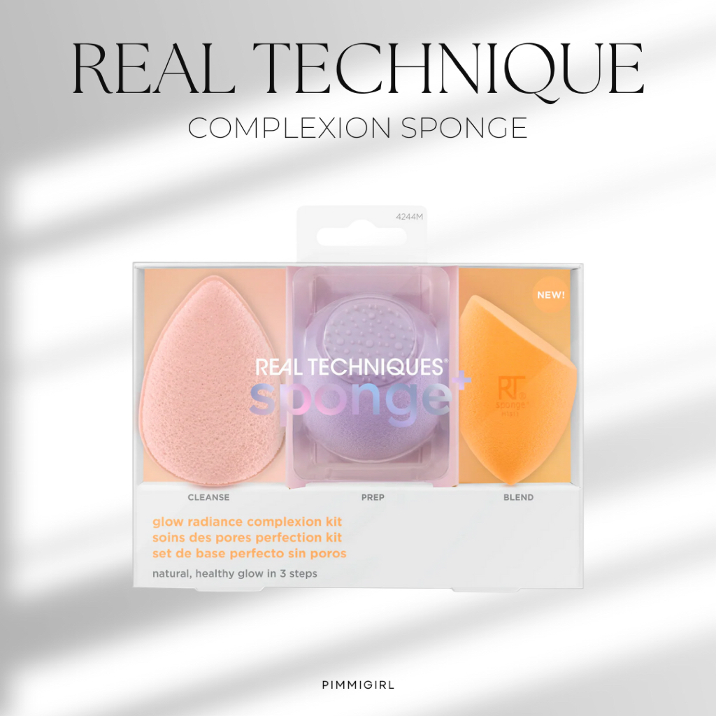 พร้อมส่ง Real Techniques Miracle Complexion Sponge ฟองน้ำแต่งหน้ารูปไข่ ...
