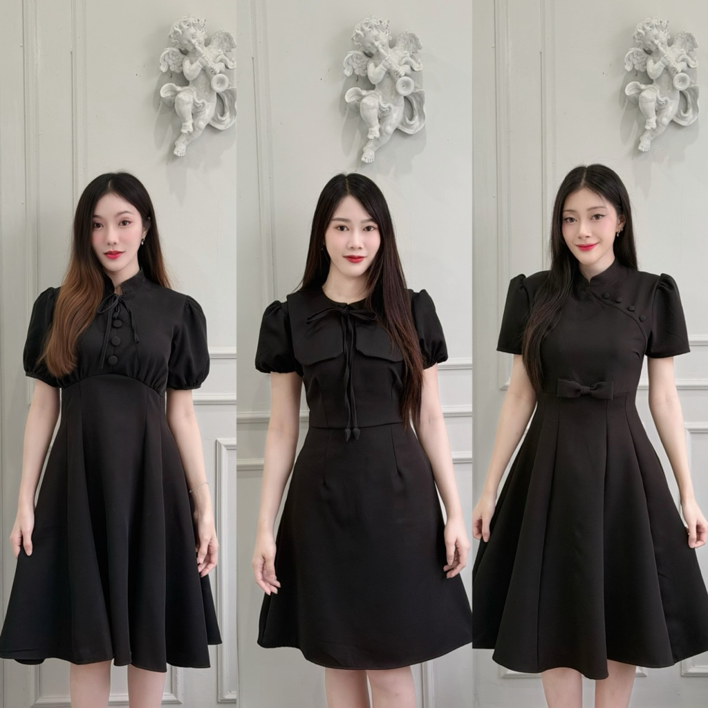 รวมเดรสทุกรุ่น(สีดำ)
