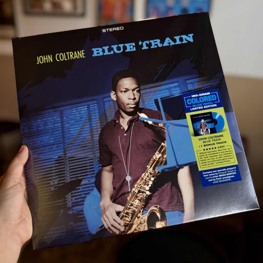 John Coltrane - Blue Train ใหม่ NEW แผ่นสี blue vinyl record | Shopee ...