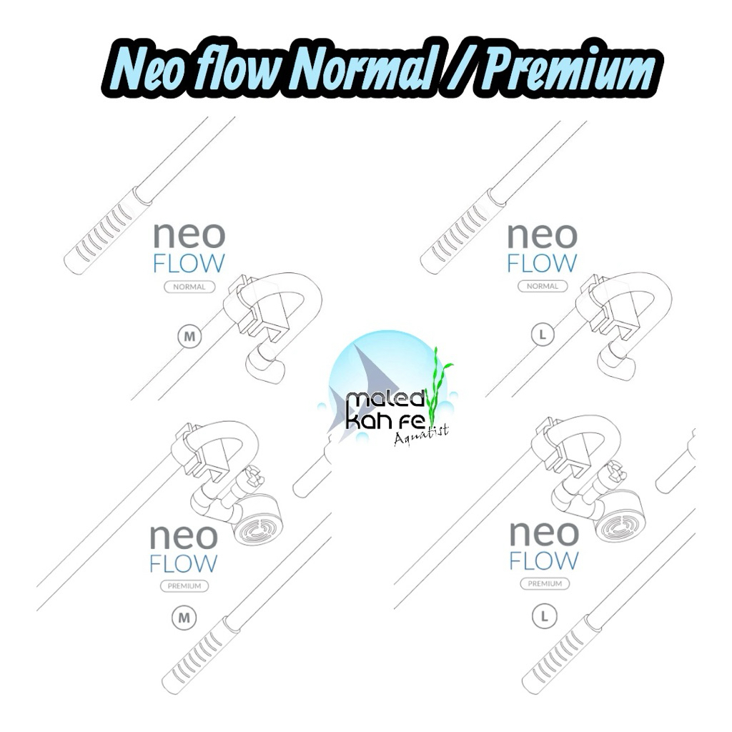 Aquario Neo Flow ชุด Inflow Outflow ท่อแบบใสที่มีความยืดหยุ่น ไม่แตกหัก ...