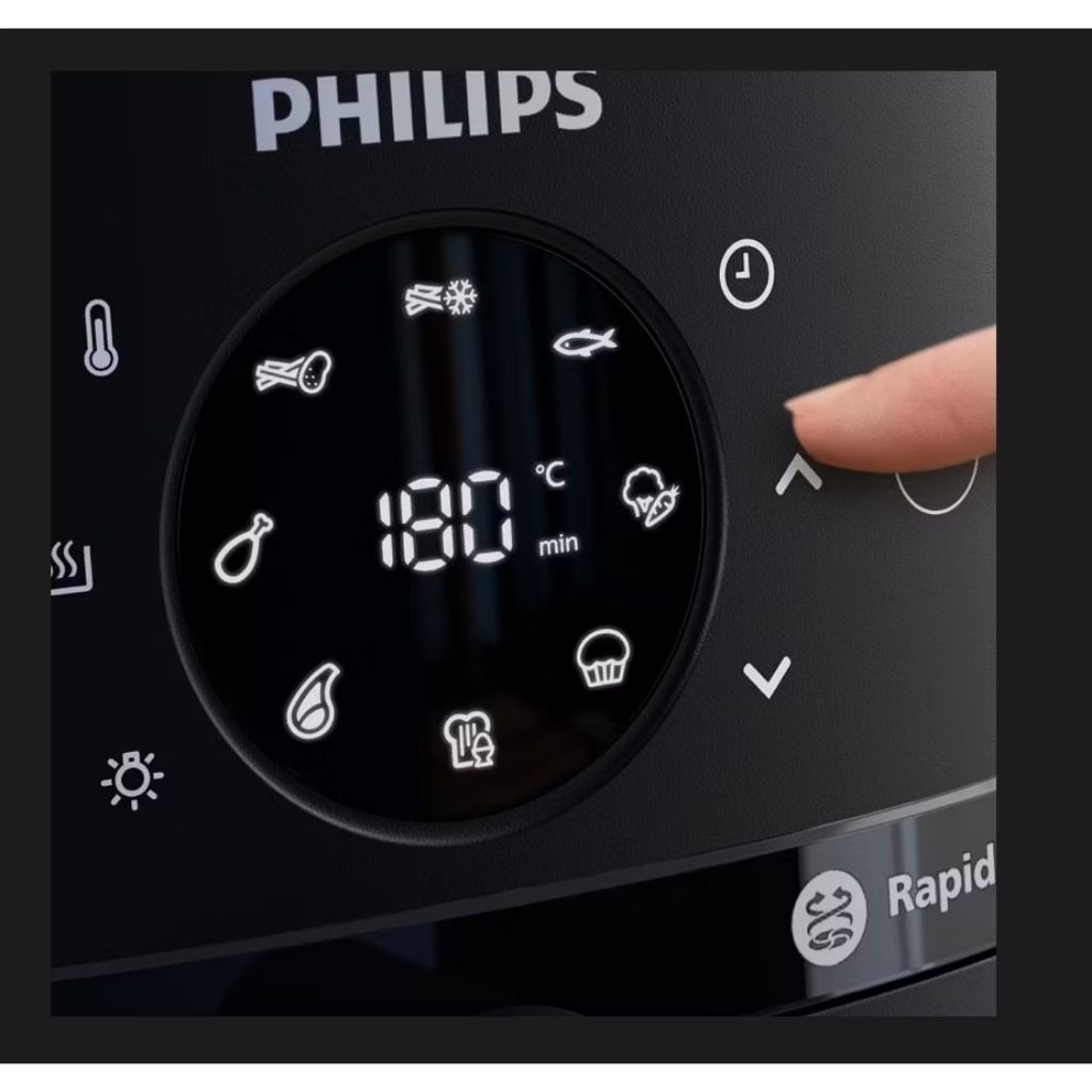 Philips NA220 Air Fryer หม้อทอด ไร้น้ามัน 4.2L เทคโนโลยี RapidAir 12 ฟั ...