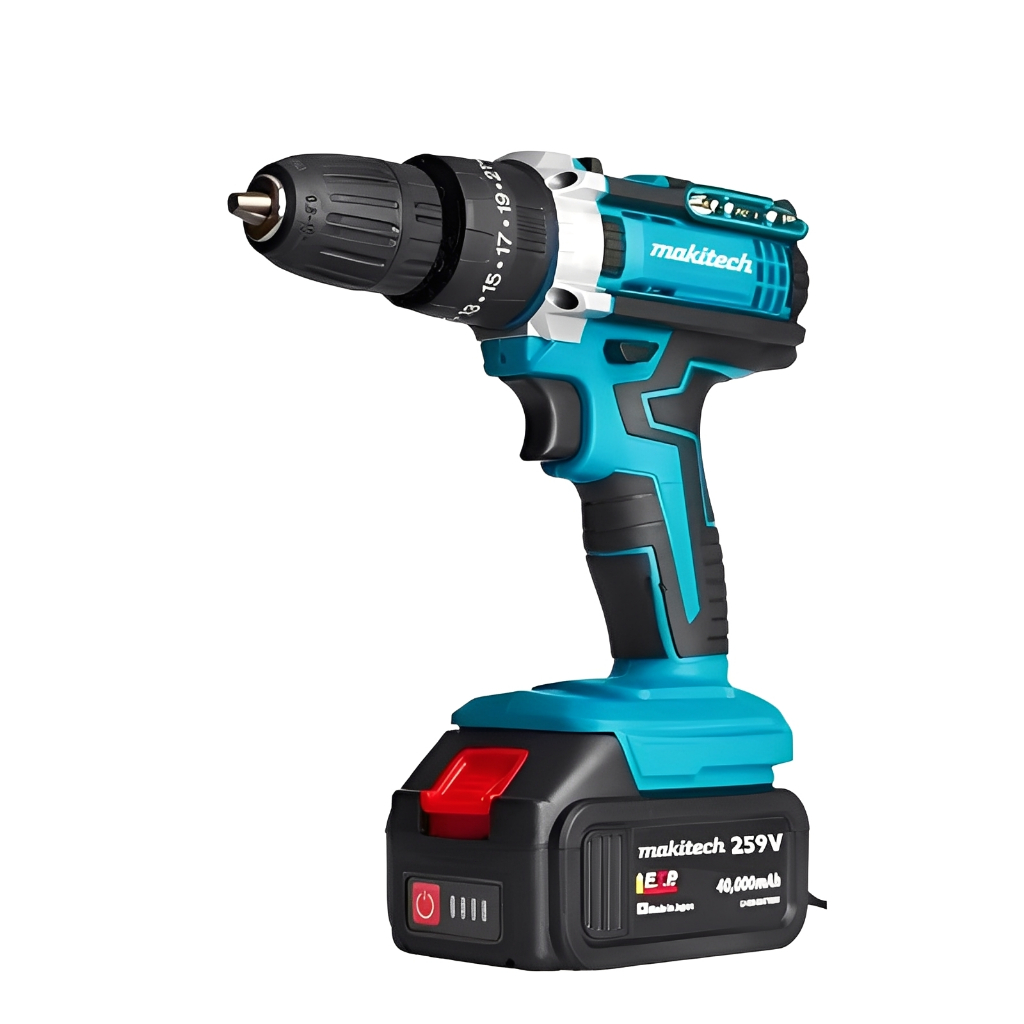 makitech สว่านไร้สาย 3ระบบ 259V2000W มอเตอร์บัสเลส ไขควงคลัชกระแทก 3in1 ...