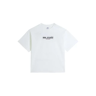 44TEES 38 Boxy White เสื้อยืดสีขาว