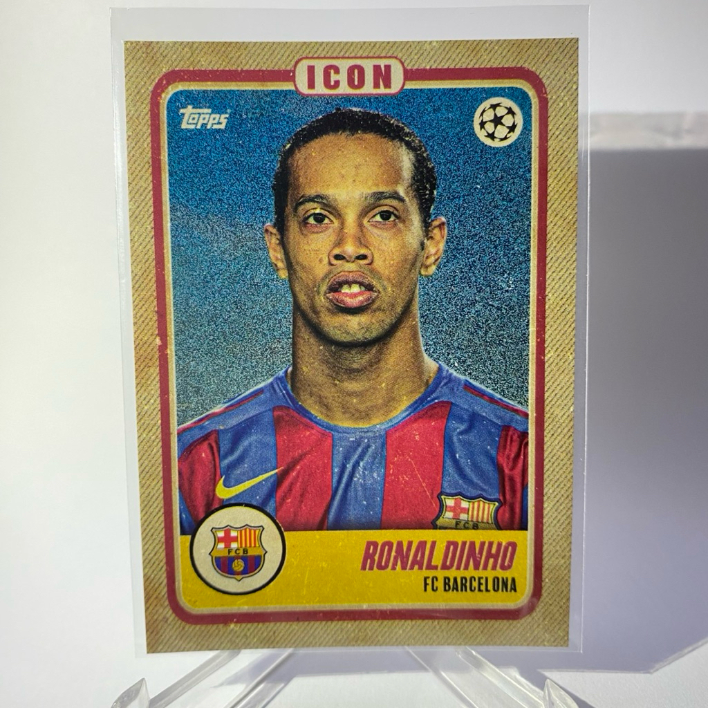 รวมการ์ดนักกีฬาฟุตบอล TOPPS ICON 2023, RONALDINHO, LAMPARD, KAKA ...