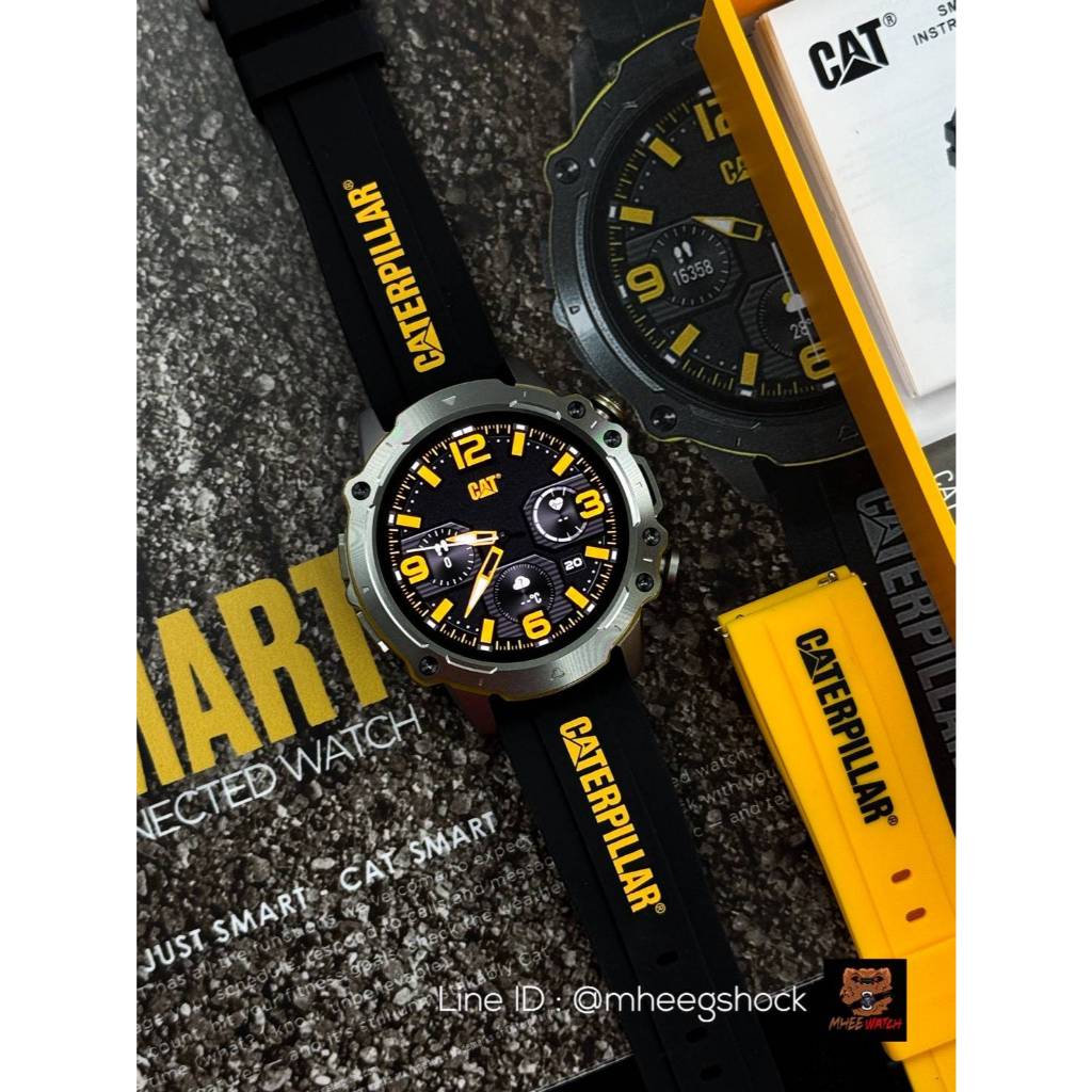 Cat Smartwatch Steel สายรับเบอร์ดำสุดแกร่งFunctionเยอะมากจัดเต็มสุดๆ ...