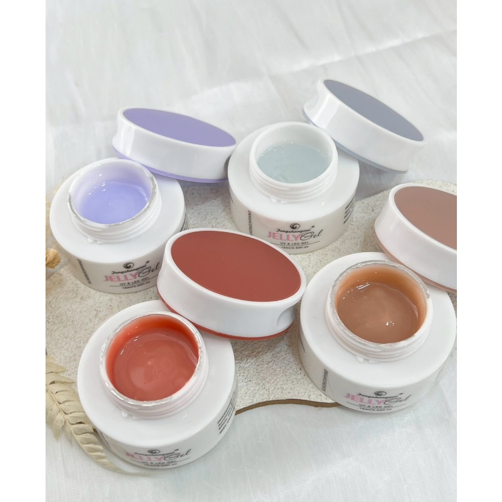 FSM Jelly Gel Fast&Hard 15ml สำหรับเสริมความแข็งแรงเติมโคนเล็บ, ปั้นนูน ...