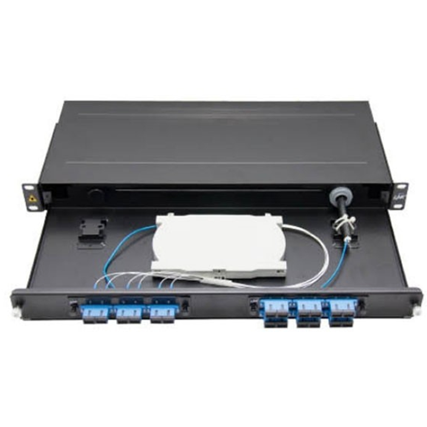 Link UF-2010 Fiber Optic Distribution Unit(FDU)6-24F(2 Snap-In)Rack ...