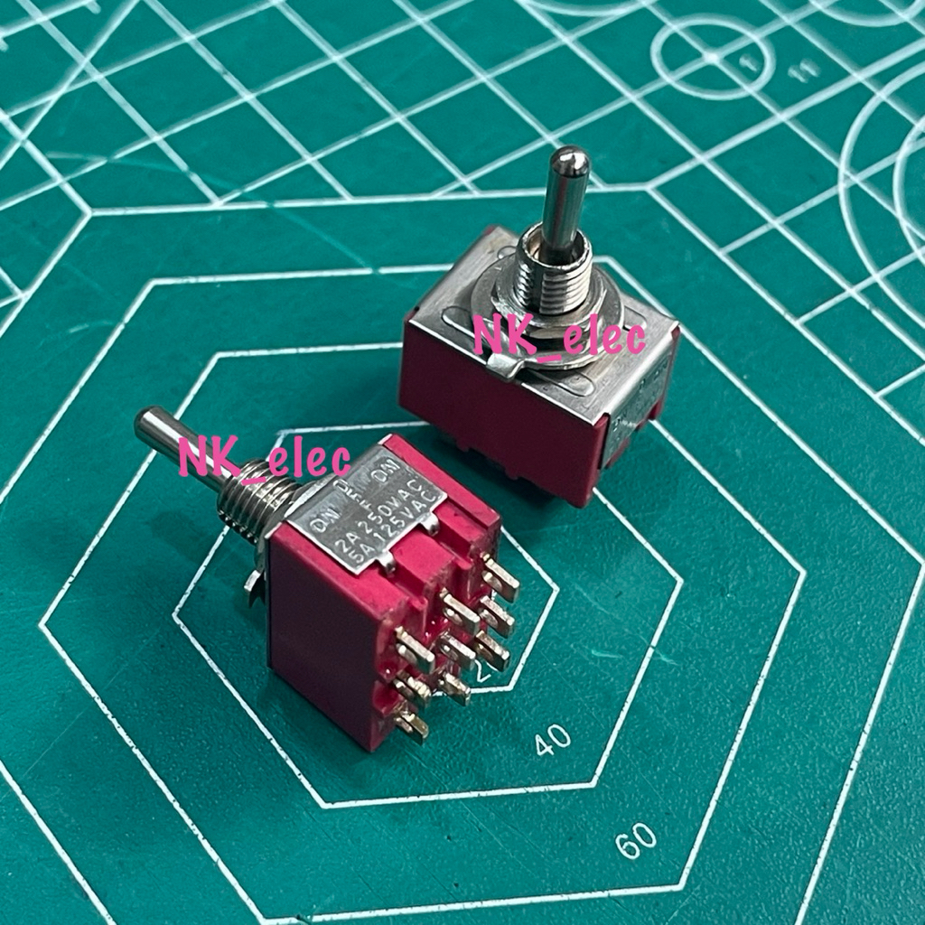 สวิตซ์โยก 3 จัวหวะ MTS-303 ON-OFF-ON Toggle Switch 9 ขา ราคาต่อ 1 ตัว ...