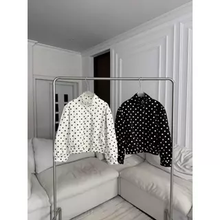 PTJK298 High Neck Jacket Polkadot PROMTHONG
