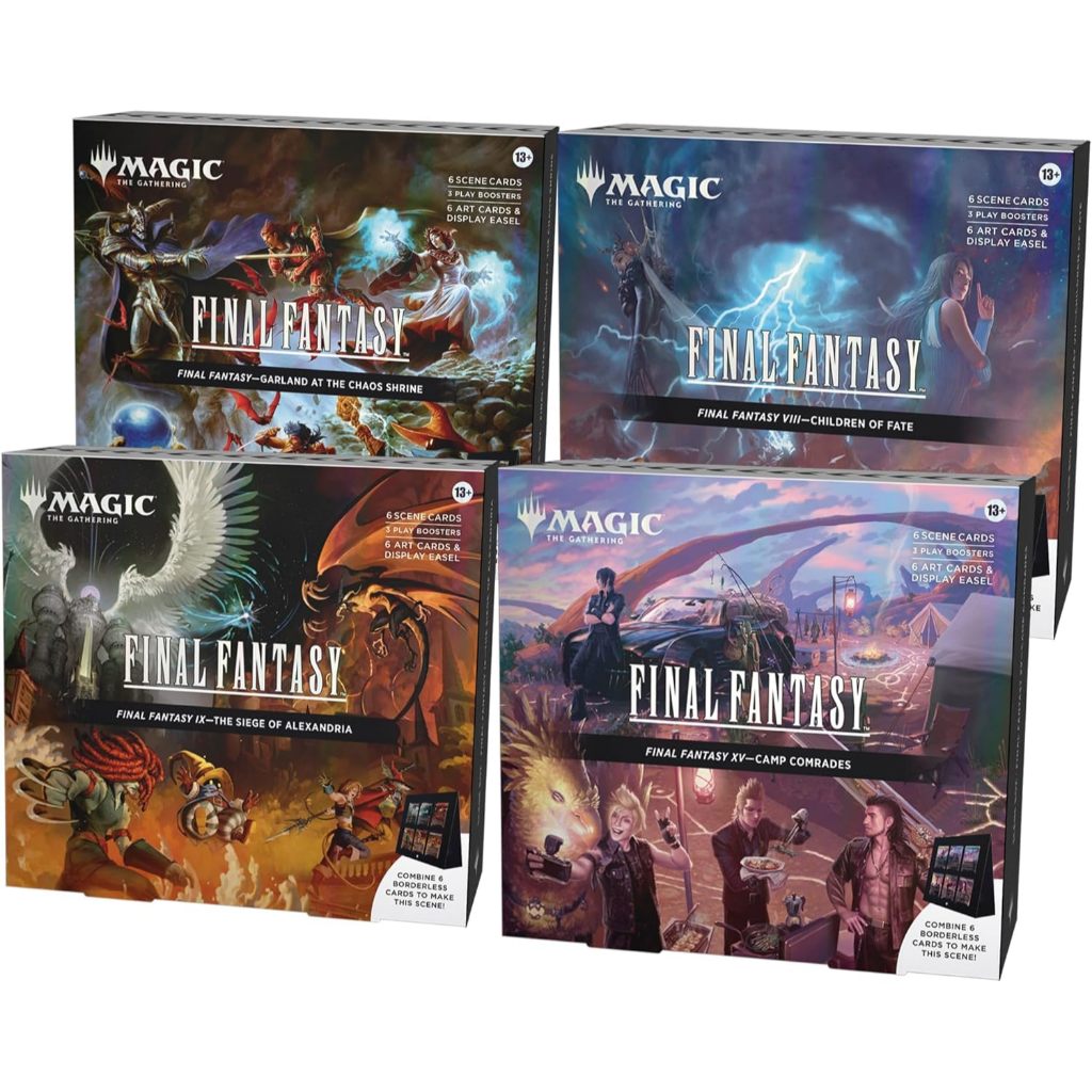 Magic the Gathering (MTG) : Final Fantasy – Scene Box Case (Set of 4 ...