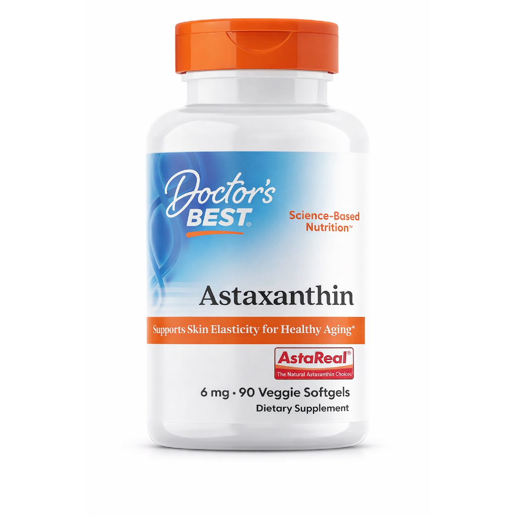 (พร้อมส่งในไทย) Doctor's Best Astaxanthin AstaReal 6 mg 90เม็ดแอสตาแซน ...
