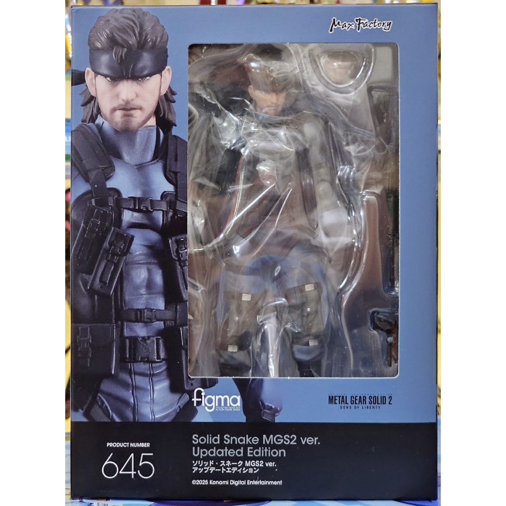 [พร้อมส่ง/มือ 1] figma METAL GEAR SOLID2 SONS OF LIBERTY Solid Snake ...