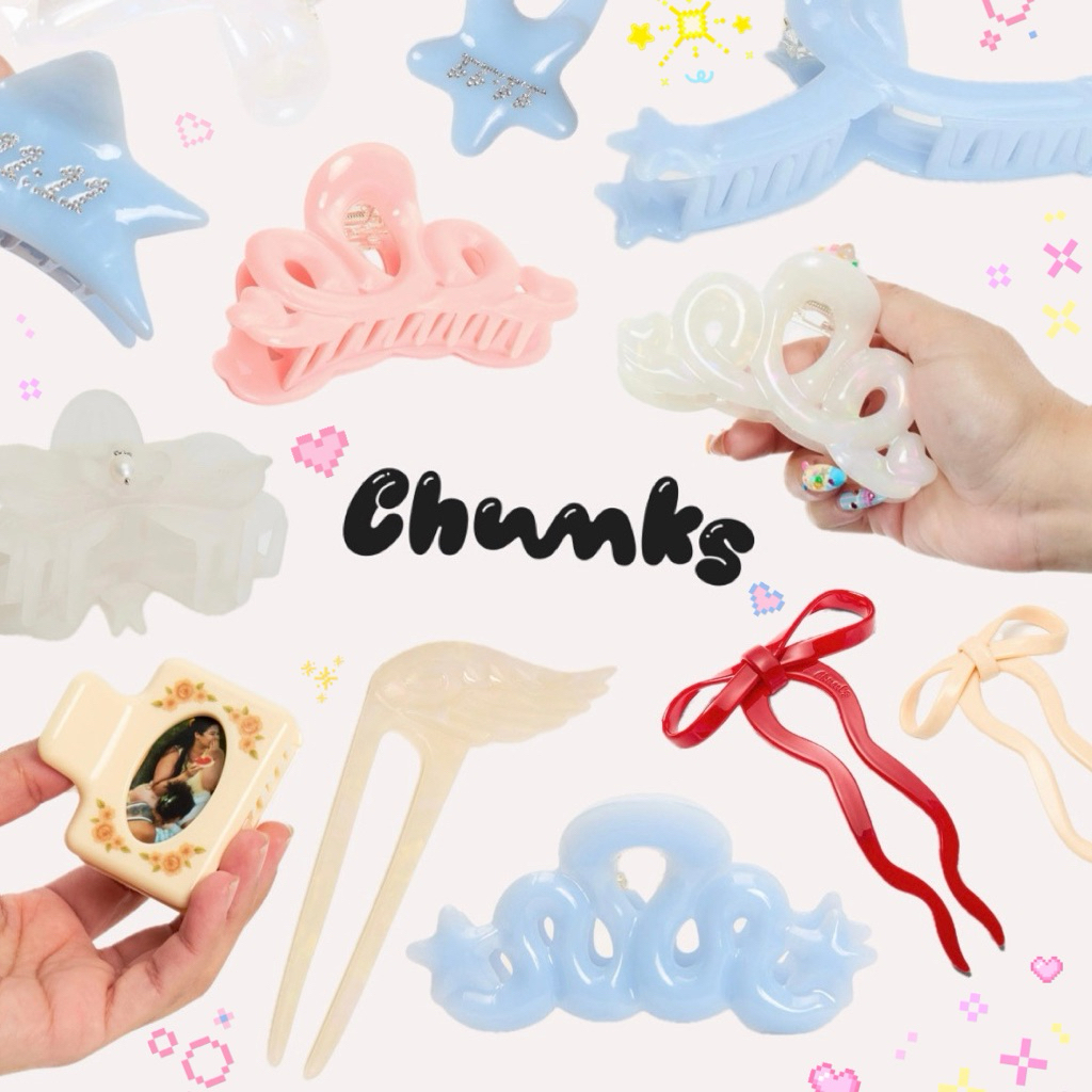 [พร้อมส่ง/พรีออเดอร์] Chunks hair claw ที่หนีบผม กิ๊บติดผม นำเข้าแท้จาก ...