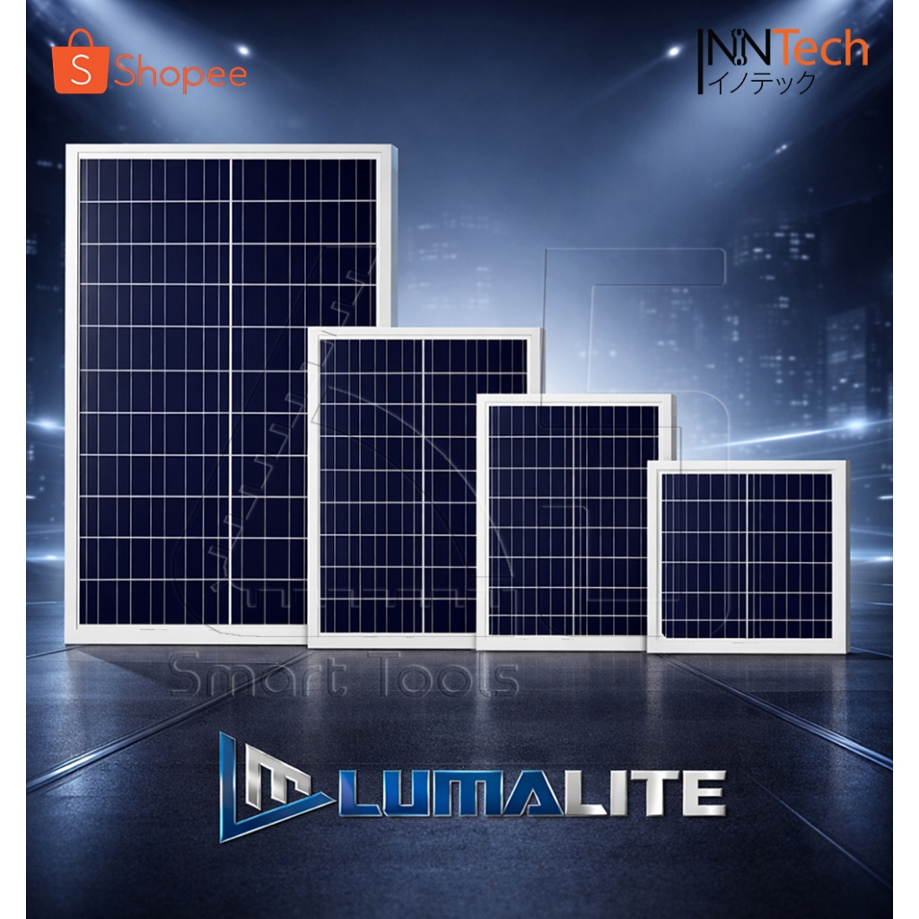 [ลดพิเศษ] LIGHTWILL แผงโซล่าเซลล์ 6V PolyCrystalline พร้อมขาตั้ง สายยาว ...