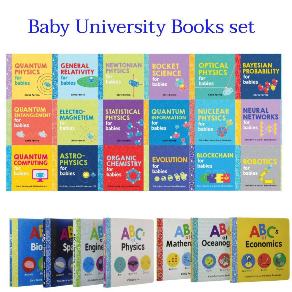 (Baby University) My First Science book set & 