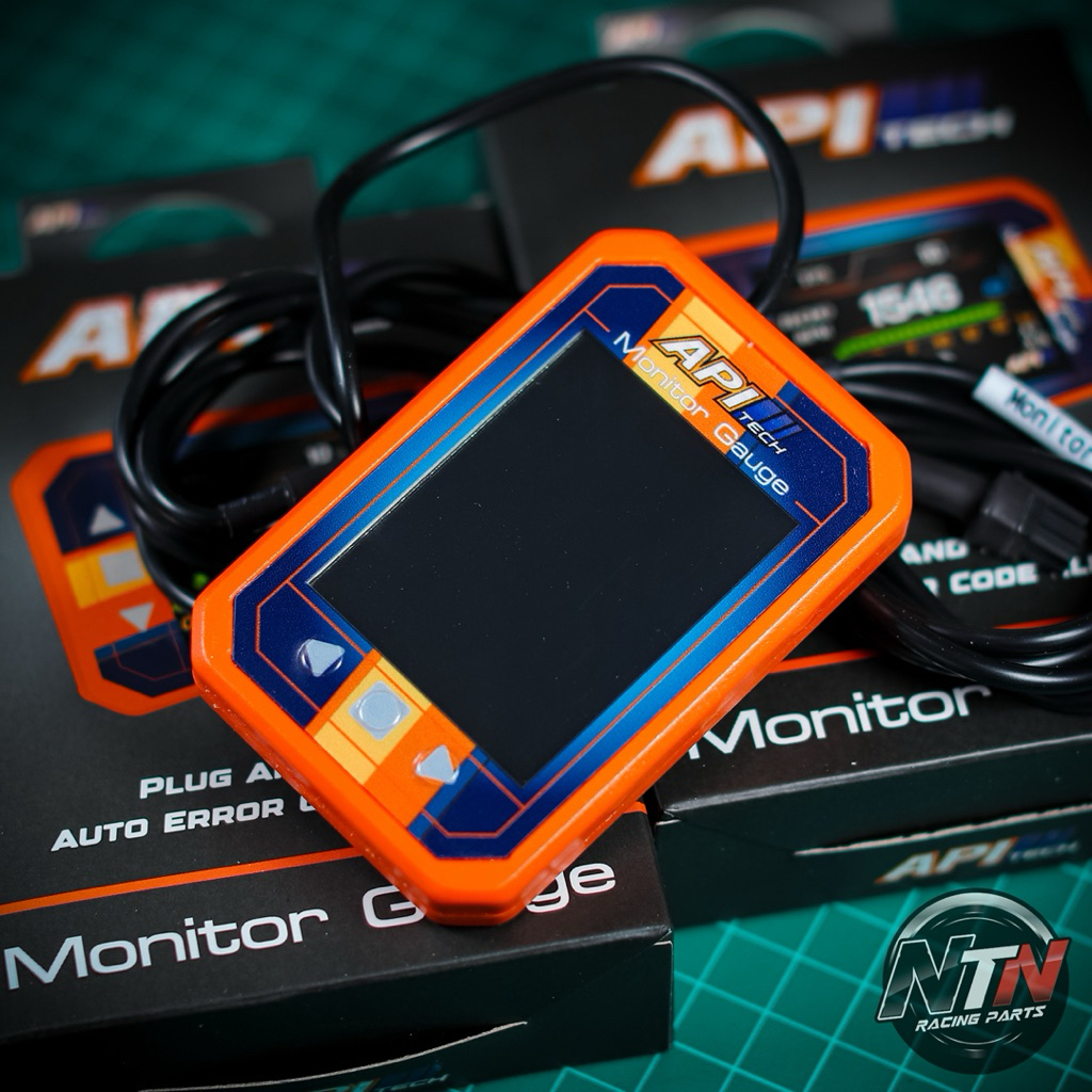 API TECH Monitor Gauge เกจวัดอัจฉริยะ จอแสดงผลการทำงานเครื่องยนต์ วัด ...