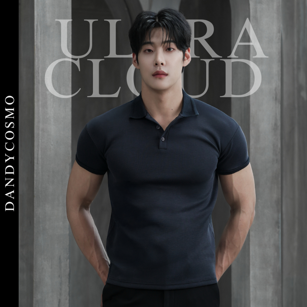 DANDY COSMO | Muscle Fit Ultra Cloud Polo เสื้อโปโล หุ่นล่ำ Upgrade ผ้า ...
