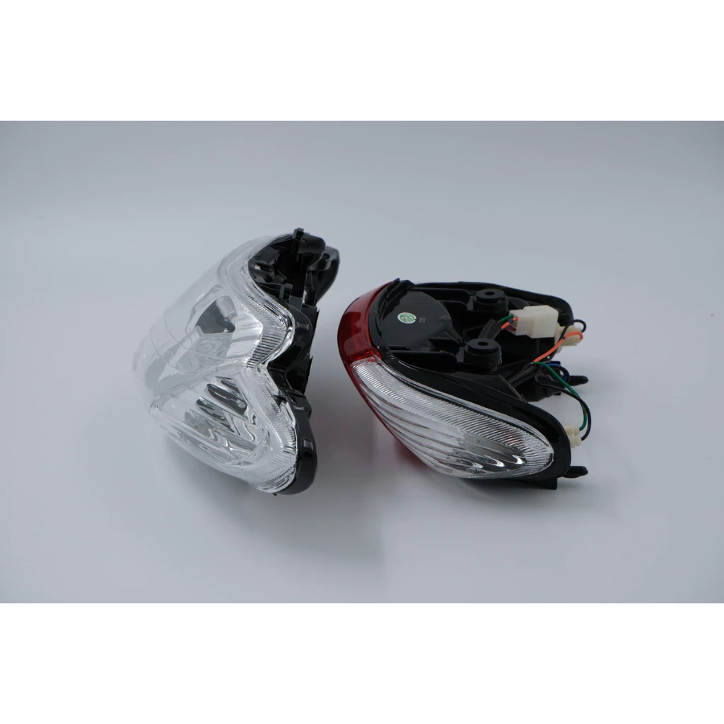 ชุดไฟหน้าและไฟท้าย Wave100 รุ่นแรก ตาคู่ สำหรับแต่งมอเตอร์ไซค์ รูปที่ 4