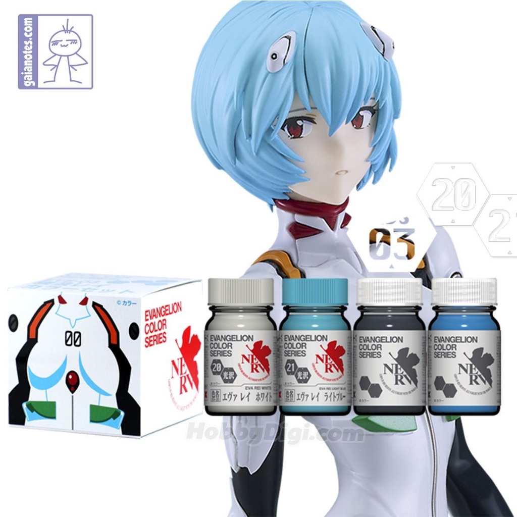 Gaianotes EVS-03 Evangelion Colors Ayanami Rei Color Set | Shopee Thailand