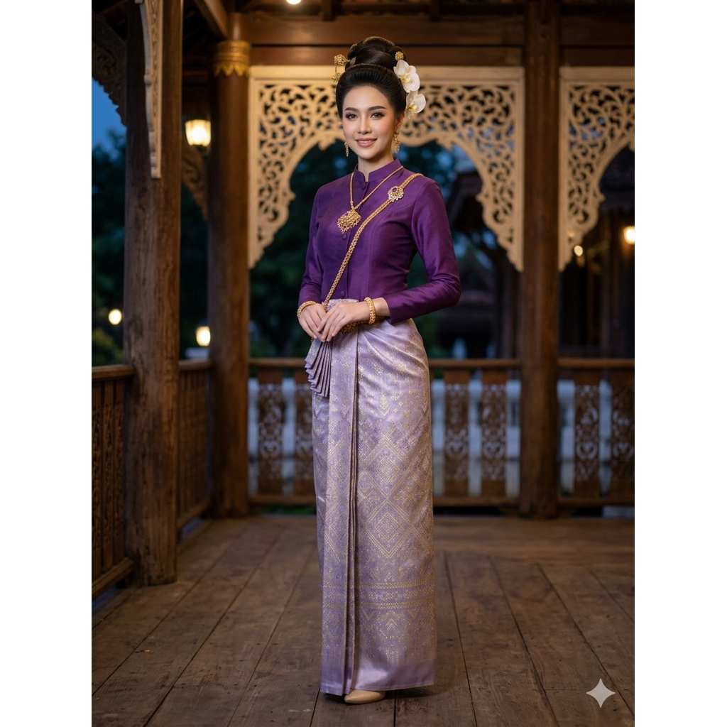 ผ้าถุงไหมแกมฝ้ายลายแพรววากาฬสินธุ์สีพาสเทล เนื้อดีราคาย่อมเยาว์ มุมมองที่ 4