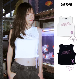 URTHE - เสื้อกล้าม รุ่น THX GOD CROPPED RIB TANK TOP