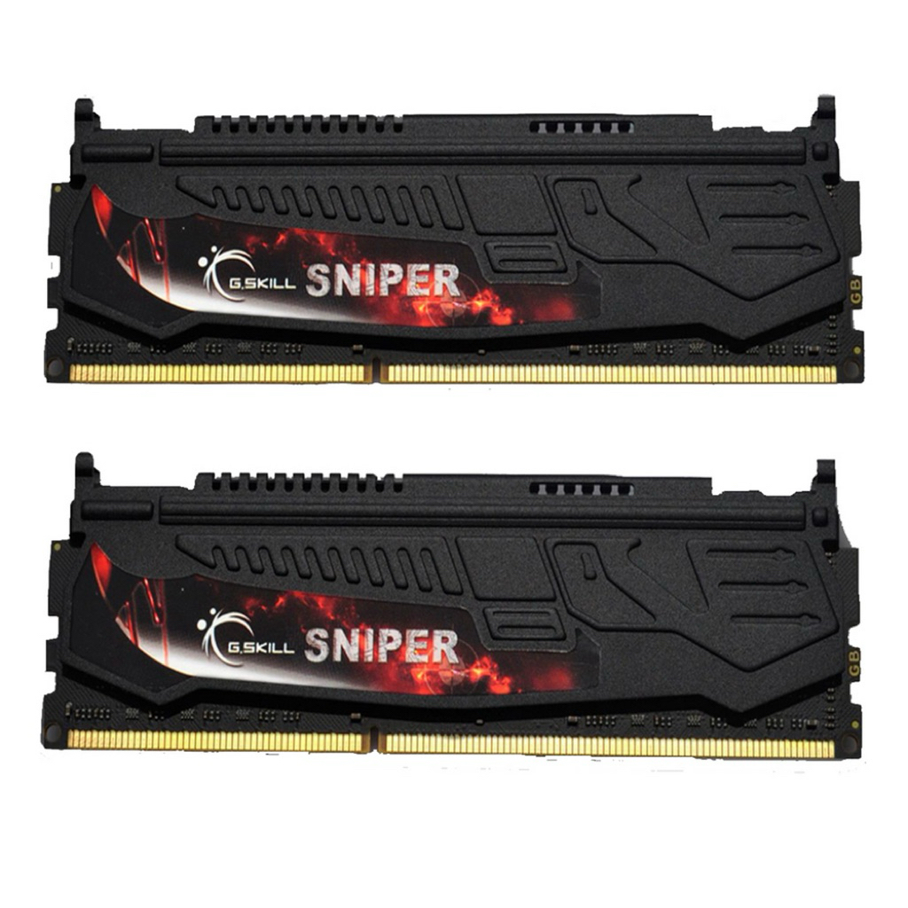 แรม RAM DDR3/1600 G.SKILL SNIPER (8GBx2) 16GB BUS1600 ประกัน LT ...