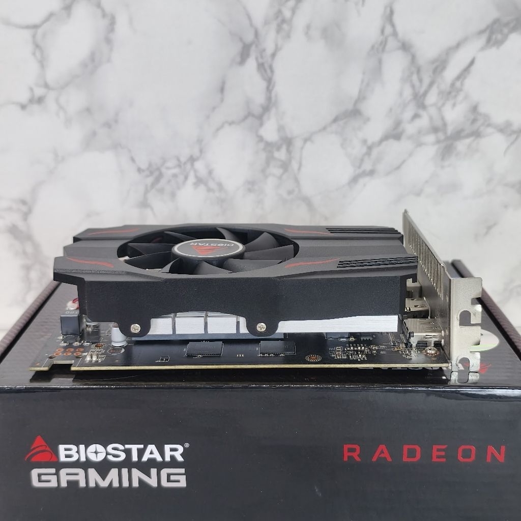 Biostar Radeon RX 550 4G DDR5 128bit มือสอง ไม่ต่อไฟเพิ่ม พร้อมใช้งาน ...
