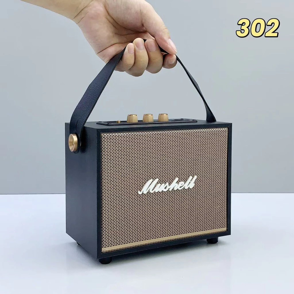 ลำโพงบลูทูธ XM-302 ลำโพงไม้ พกพาได้ 2 สี เสียงดัง เบสแน่น ใช้งานในบ้าน ...