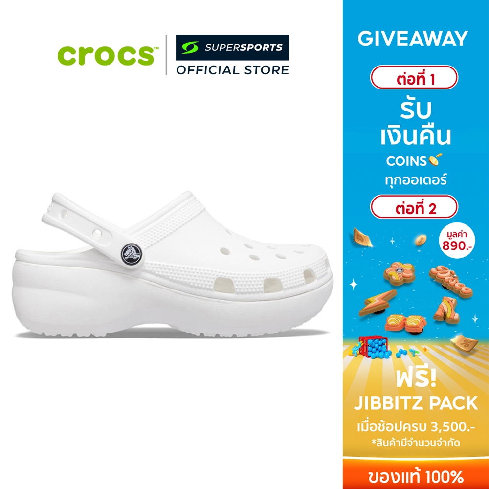 CROCS Classic Platform Clog รองเท้าลำลองผู้หญิง
