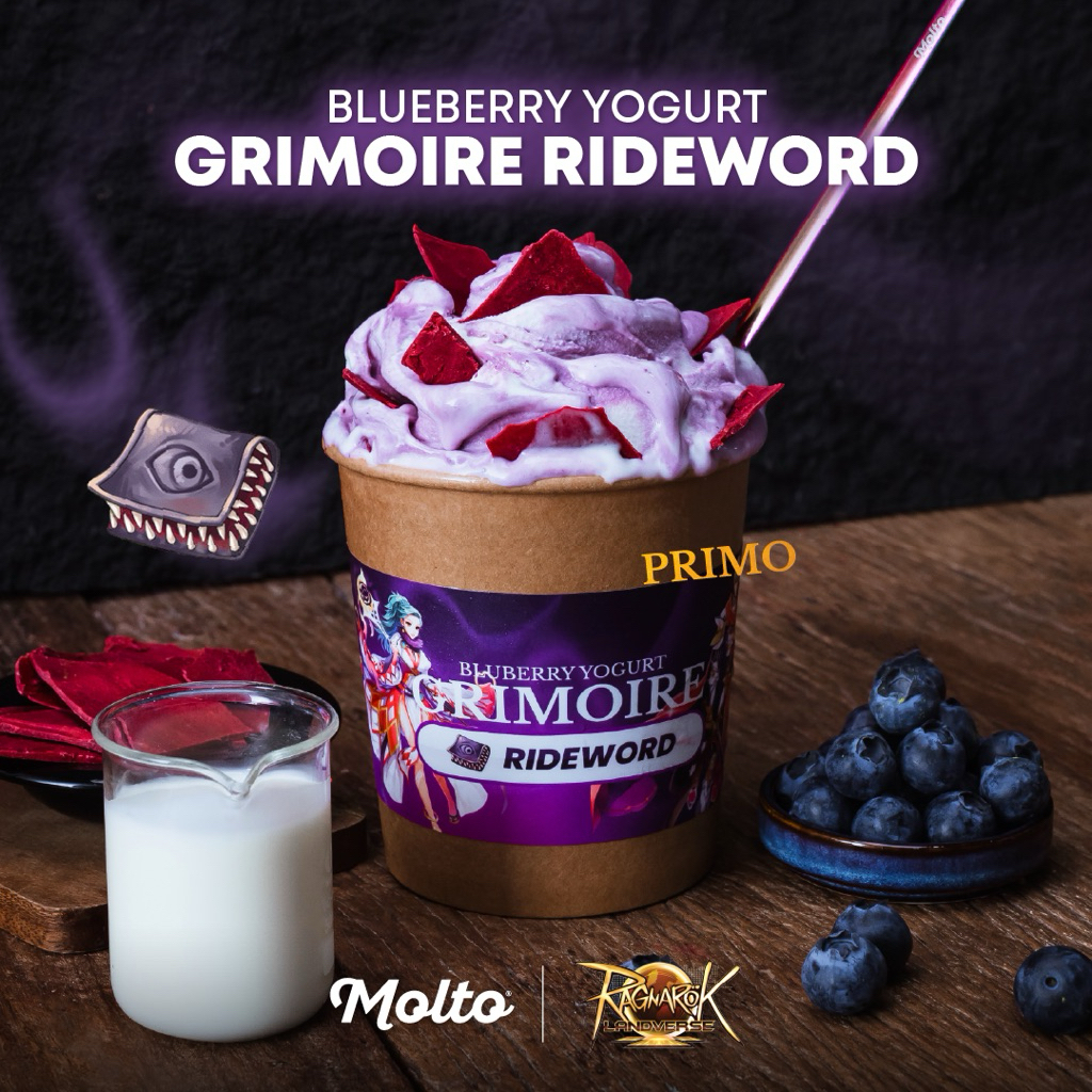 Molto x Ragnarok | Ragnarok Blueberry Yogurt แร็คนาร็อค บลูเบอร์นี่โยเก ...